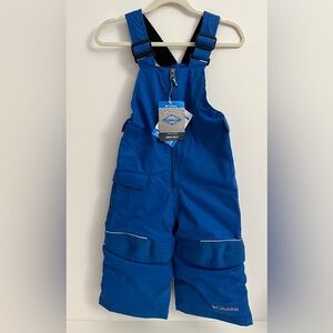 Columbia Adventure Ride Omni-Tech Snow Bib Overalls – Toddler 2T – Blue (NWT)